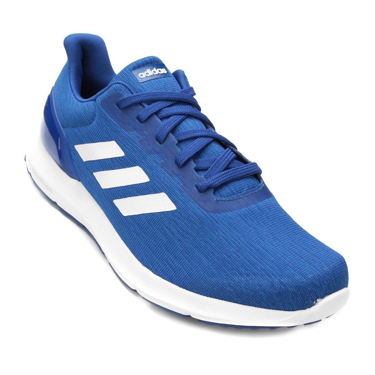 tenis adidas branco e azul