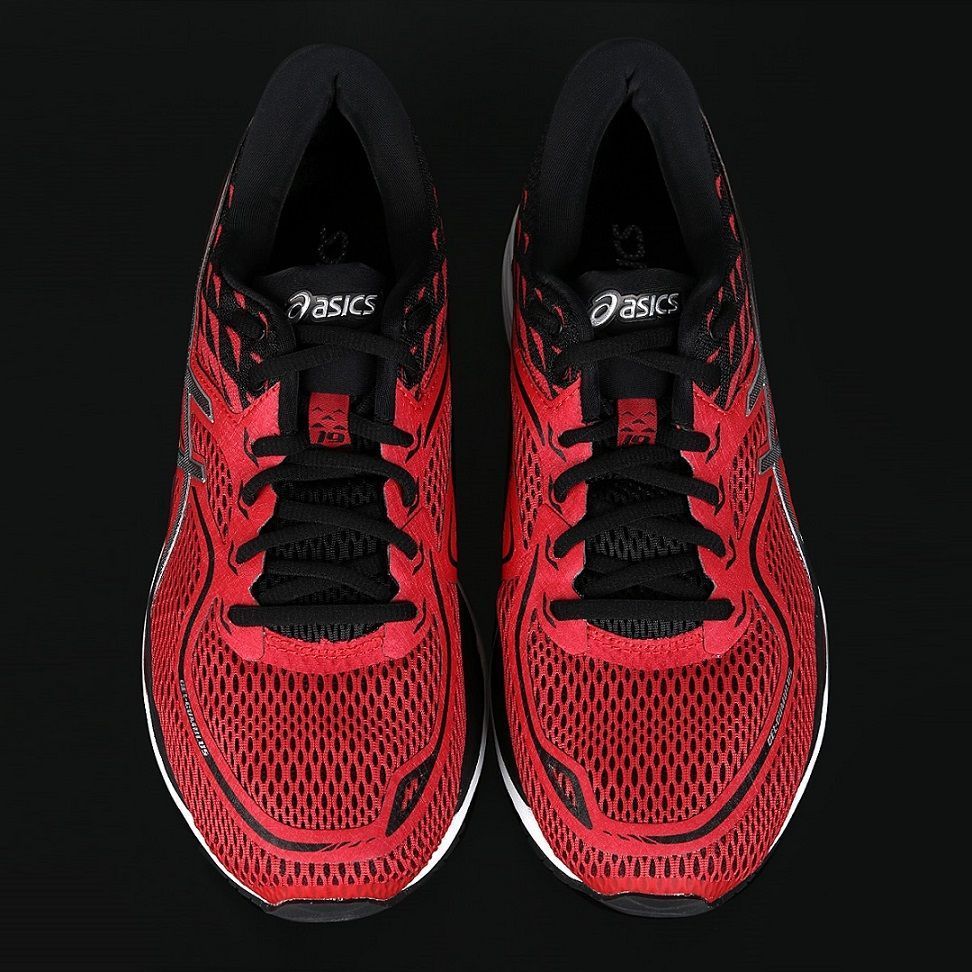 tenis asics feminino vermelho