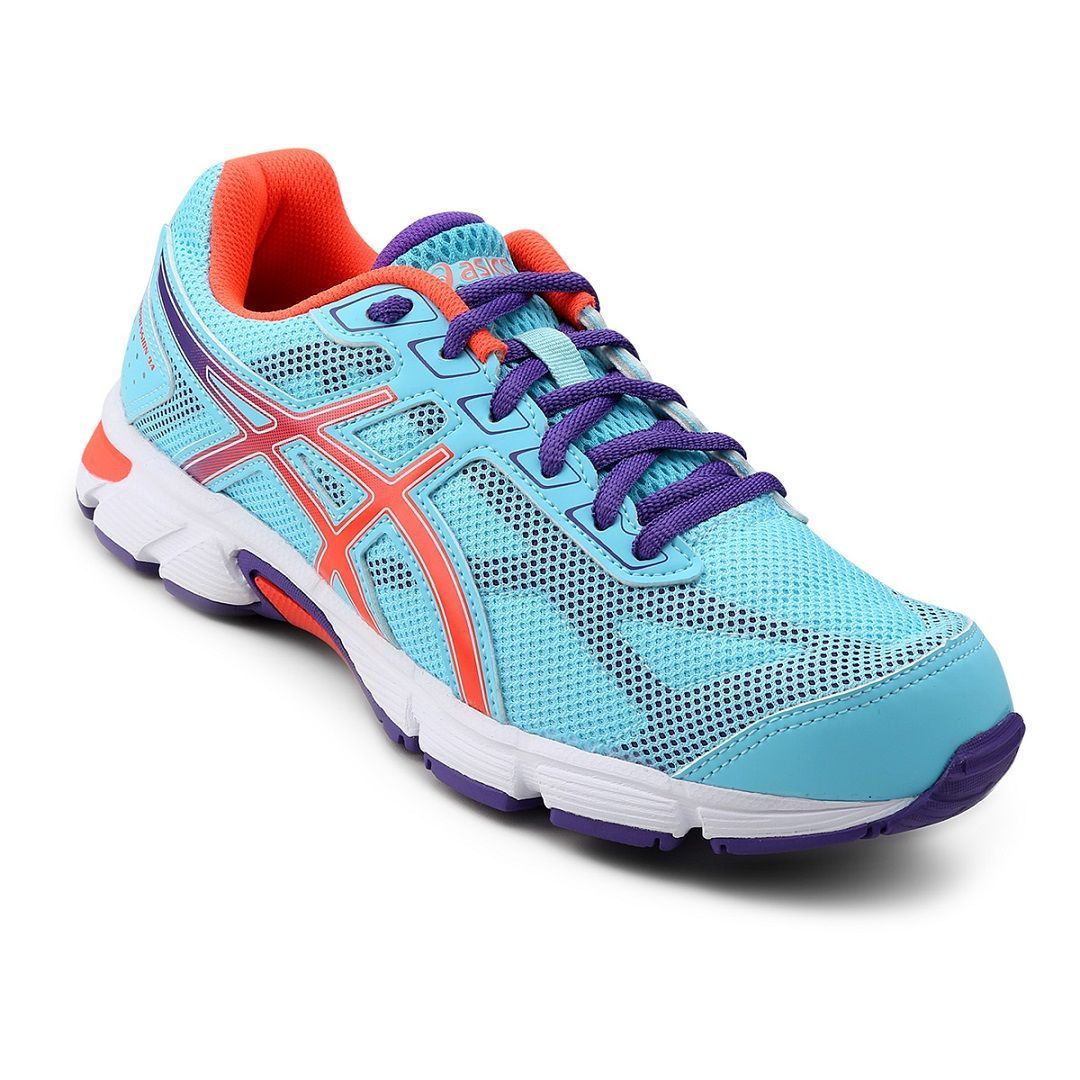 tenis asics laranja feminino