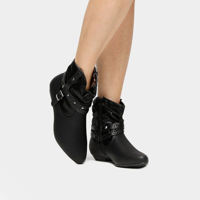 botas mooncity cano curto