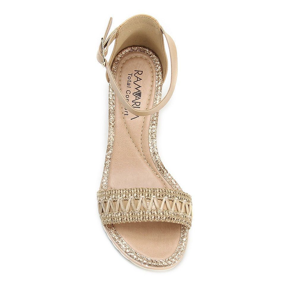 sandalia anabela total confort