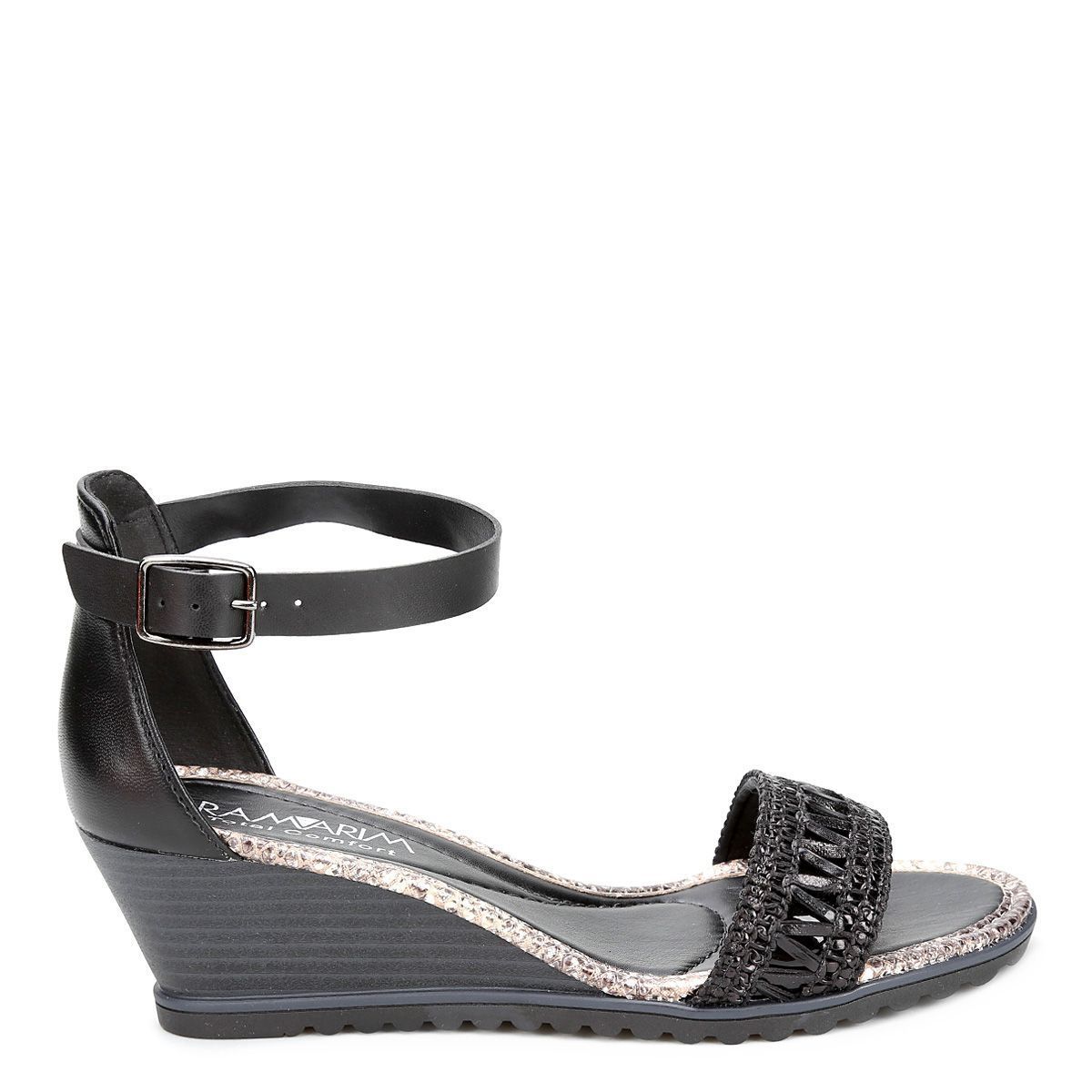 sandalia anabela total confort