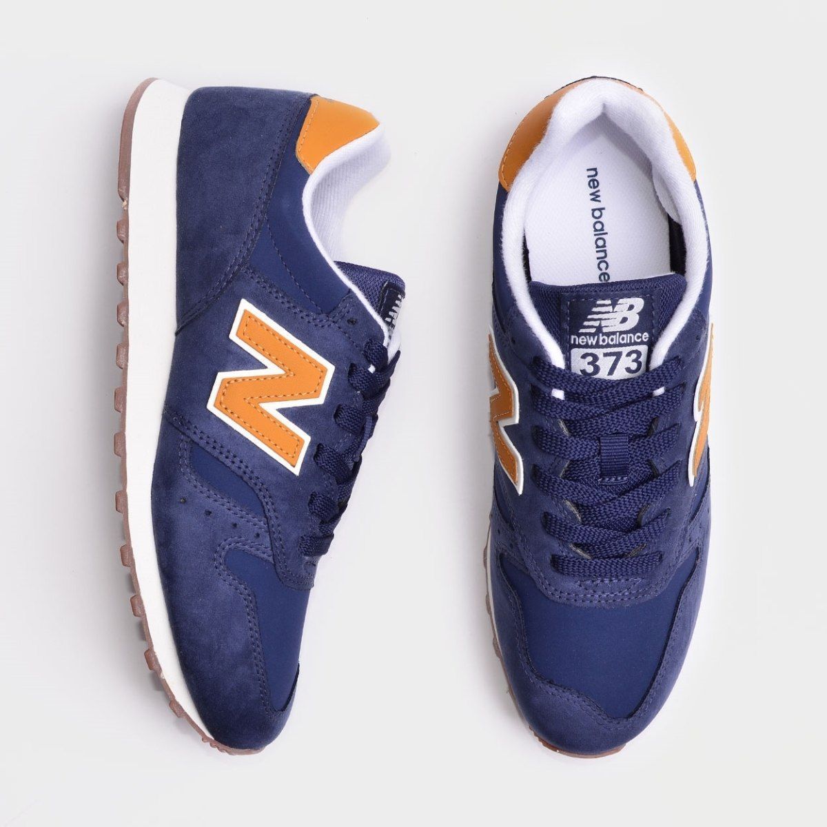 new balance 373 azul e amarelo