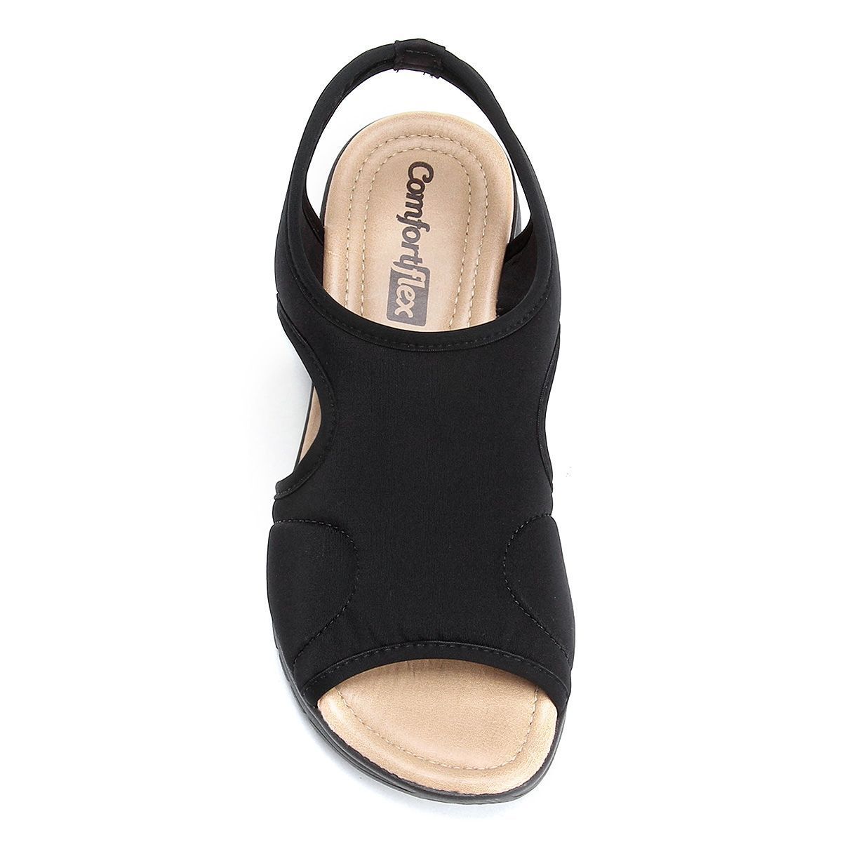 sandalia plataforma comfortflex