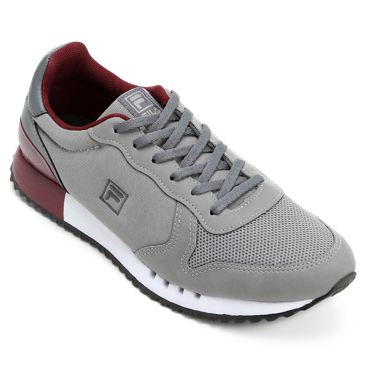 tenis fila retro masculino branco