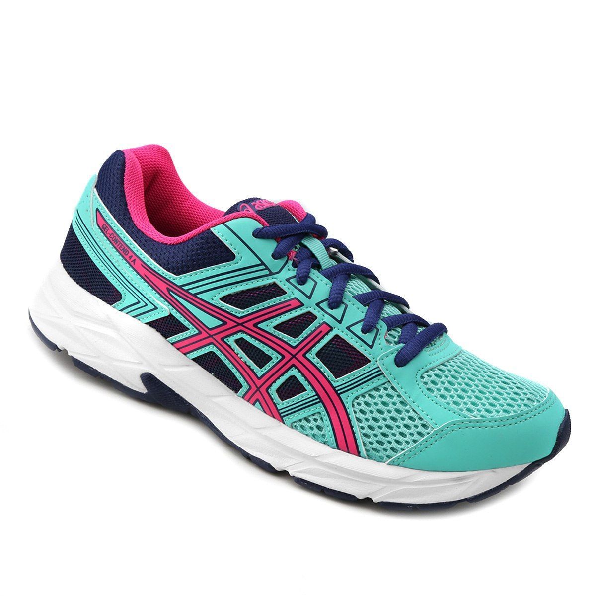 asics roxo e verde