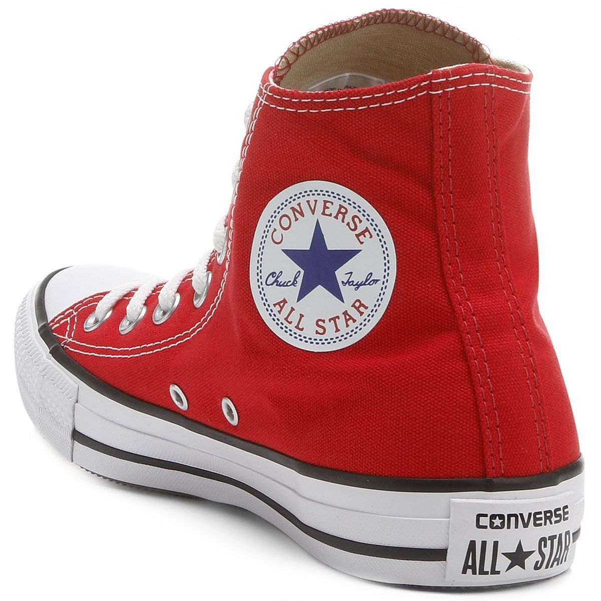 tenis converse vermelho cano alto