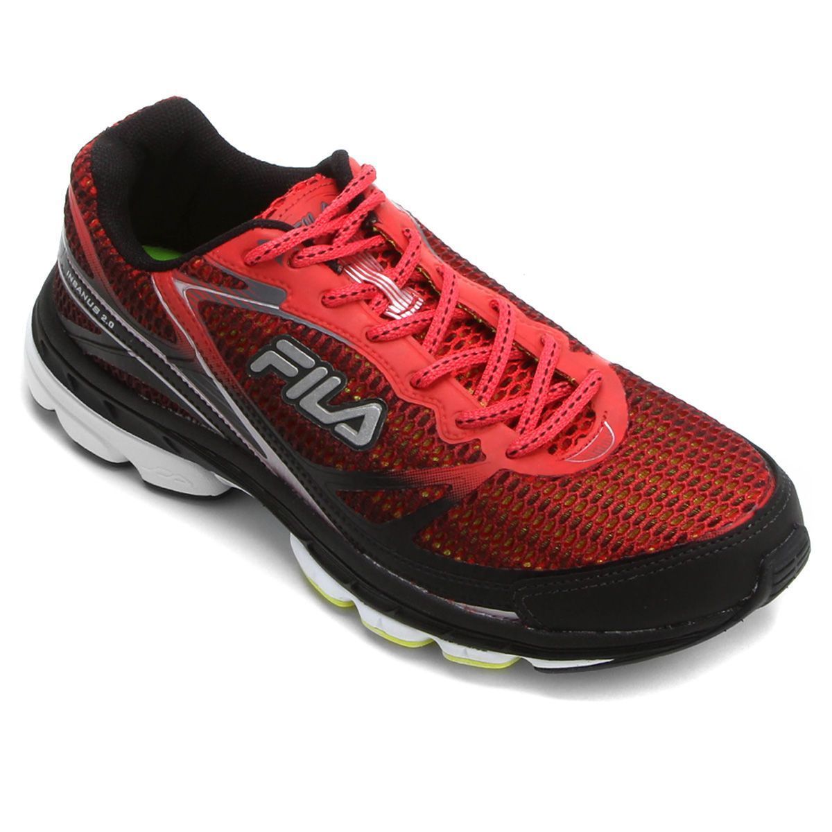 tenis fila masculino vermelho