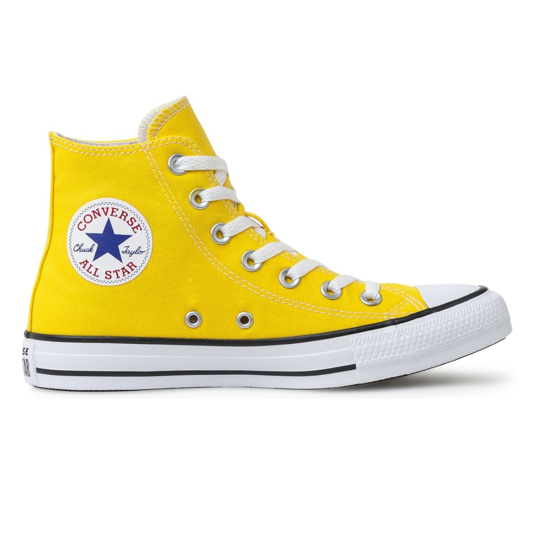 Tnis Cano Alto Converse Chuck Taylor HI - Amarelo