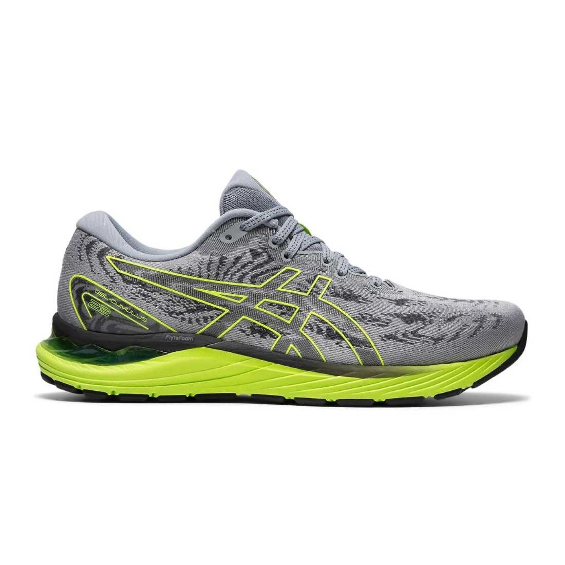 Tenis Asics Gel Cumulus 23 Masculino Cinza e Verde iShoes