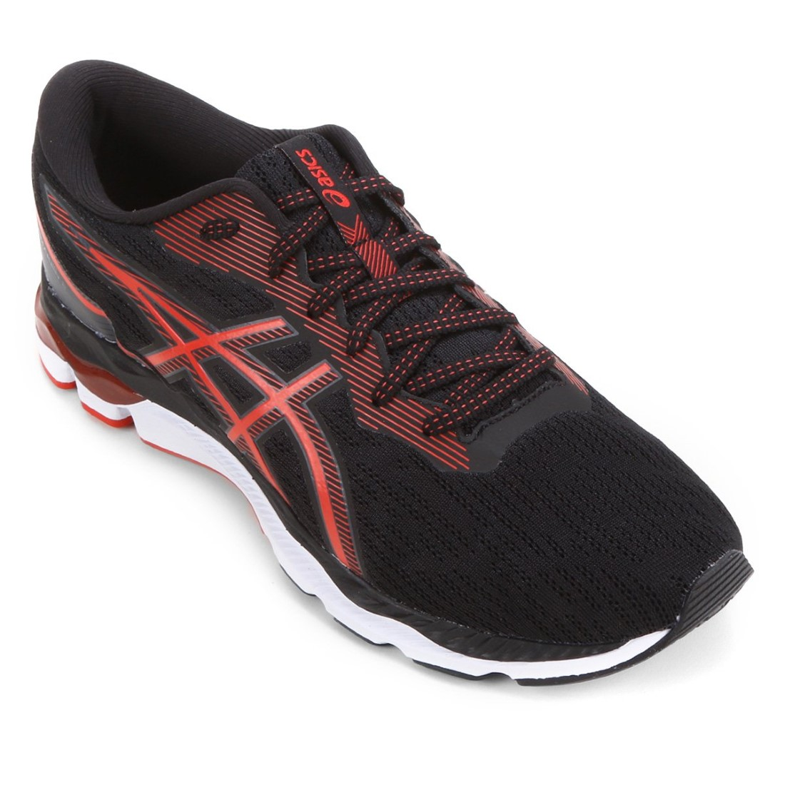 Tnis Asics Gel-Pacemaker 2 Masculino - Preto e Vermelho