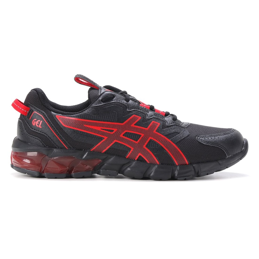 Tnis Asics Gel Quantum 90 Mesh Masculino - Preto e Vermelho