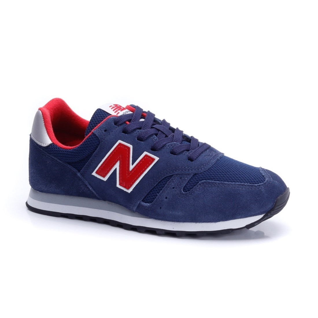 Tnis New Balance 373 Retr Running Masculino - Azul e Vermelho