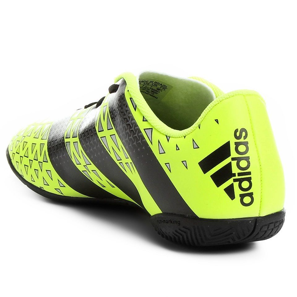 tenis futsal adidas amarelo