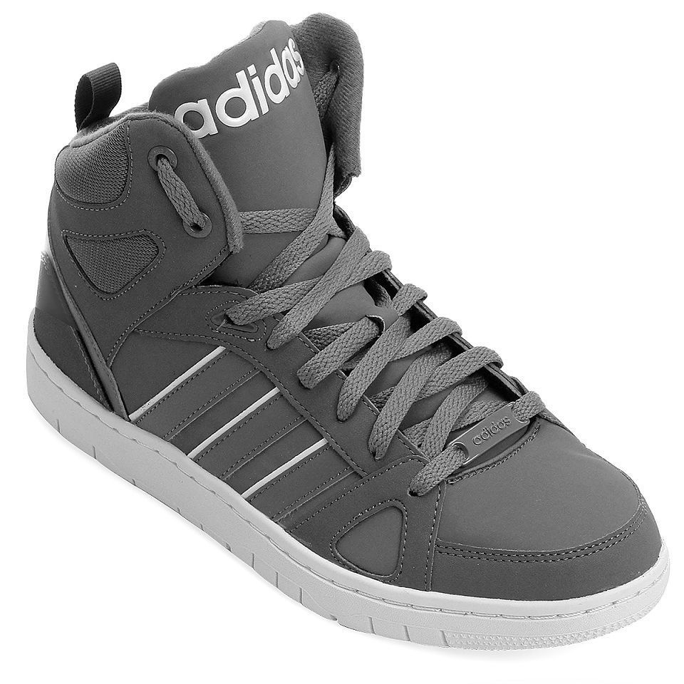 tênis cano alto adidas hoops