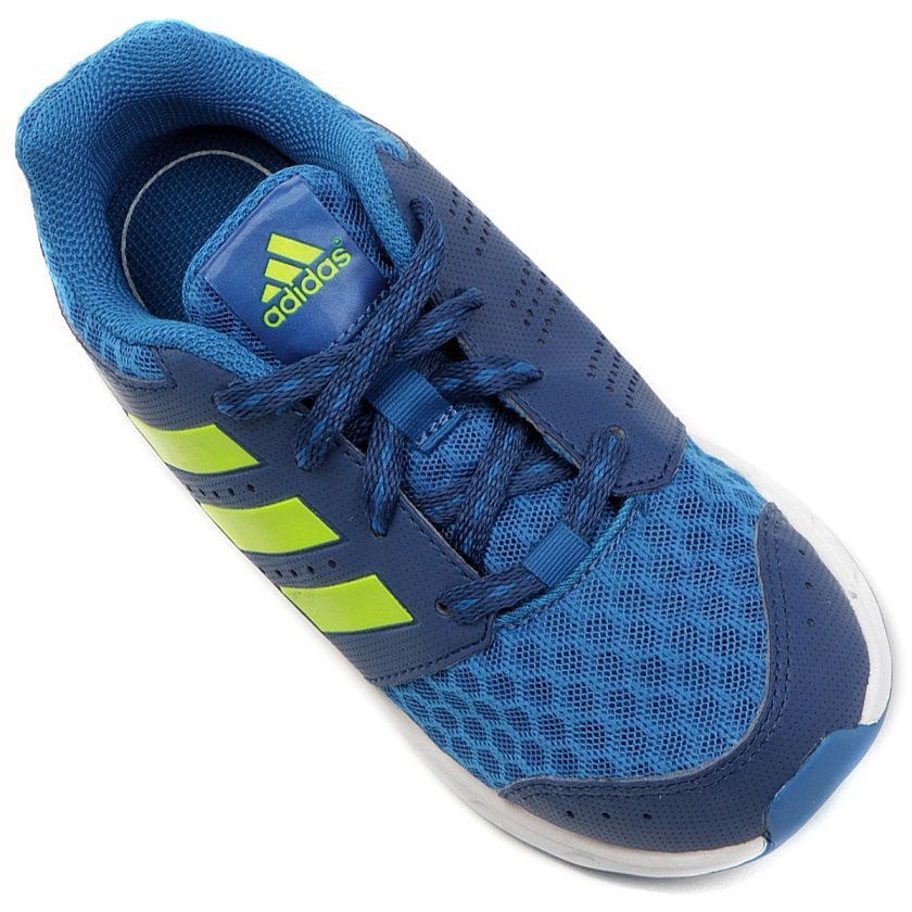 tenis adidas azul com verde