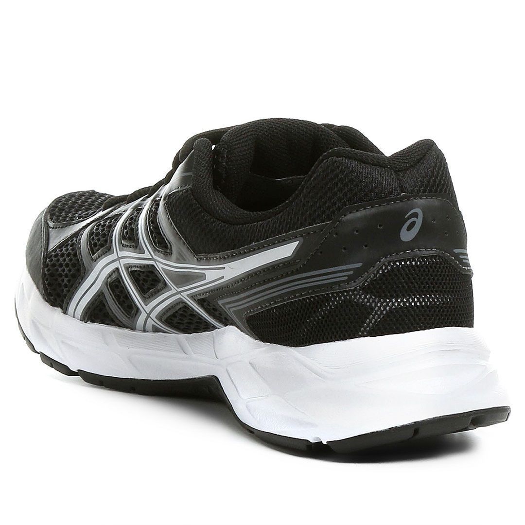 tenis asics preto com branco