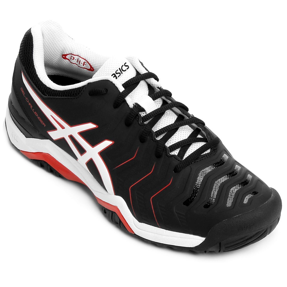 tênis asics gel challenger 11 preto e cinza