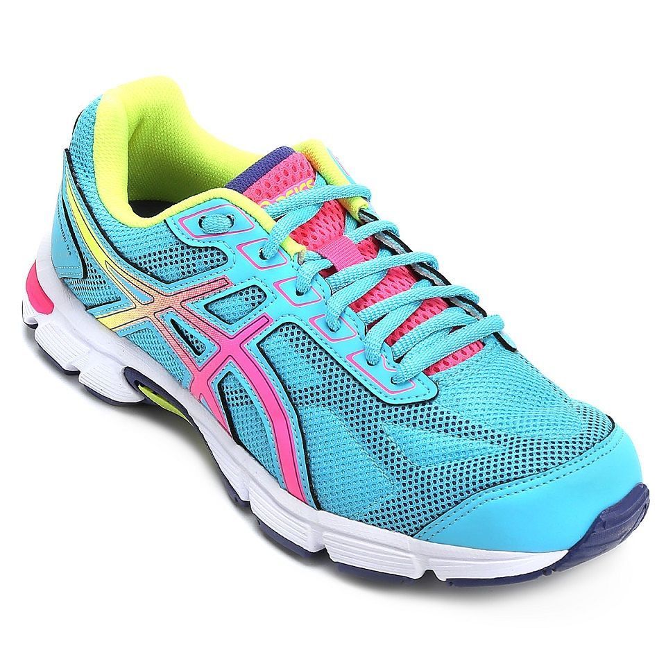 asics verde e azul