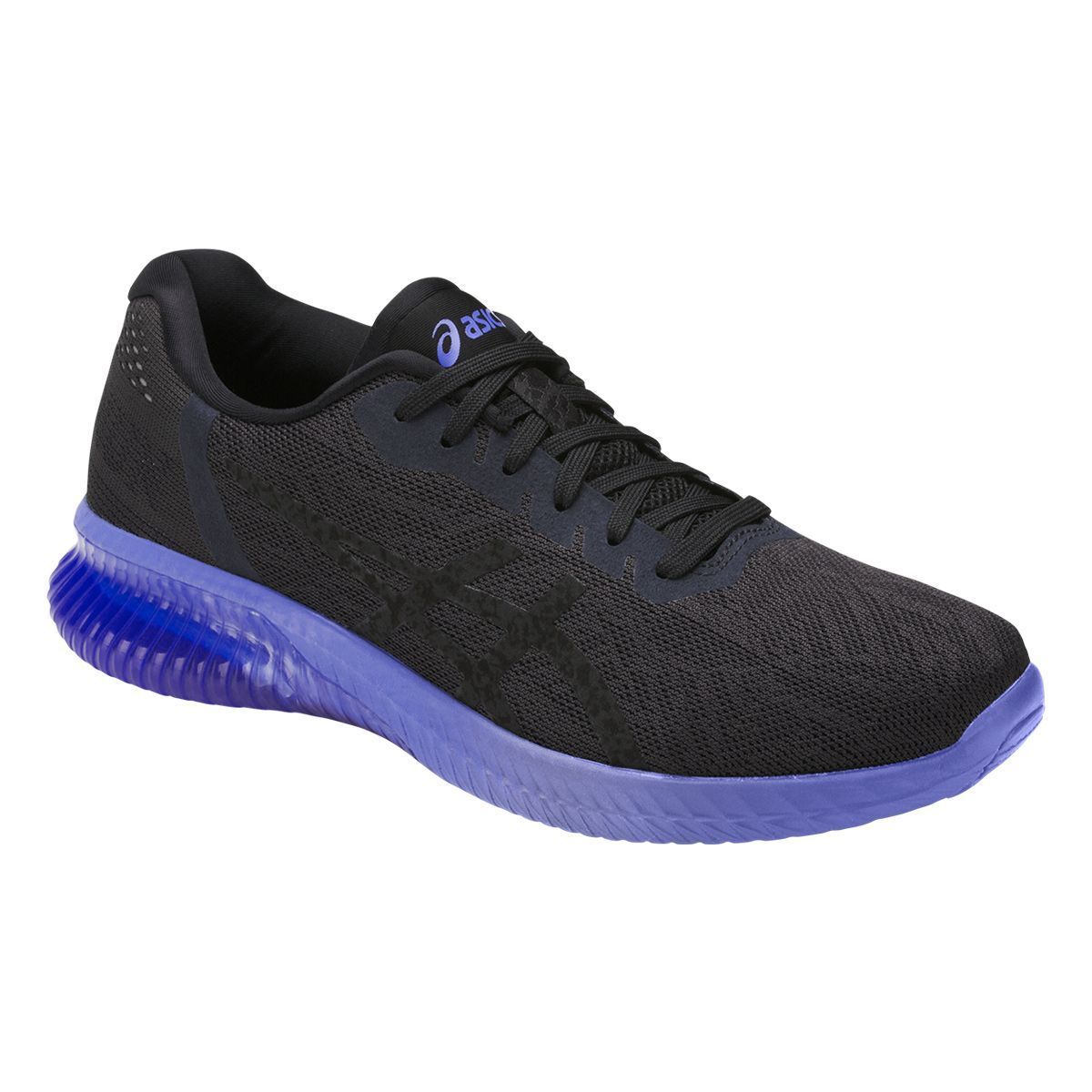 tenis asics feminino preto e azul