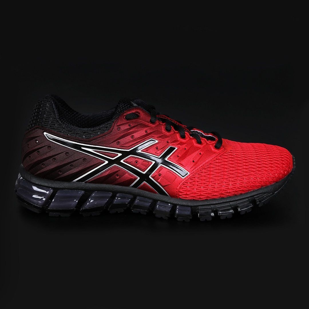 tenis asics vermelho e preto