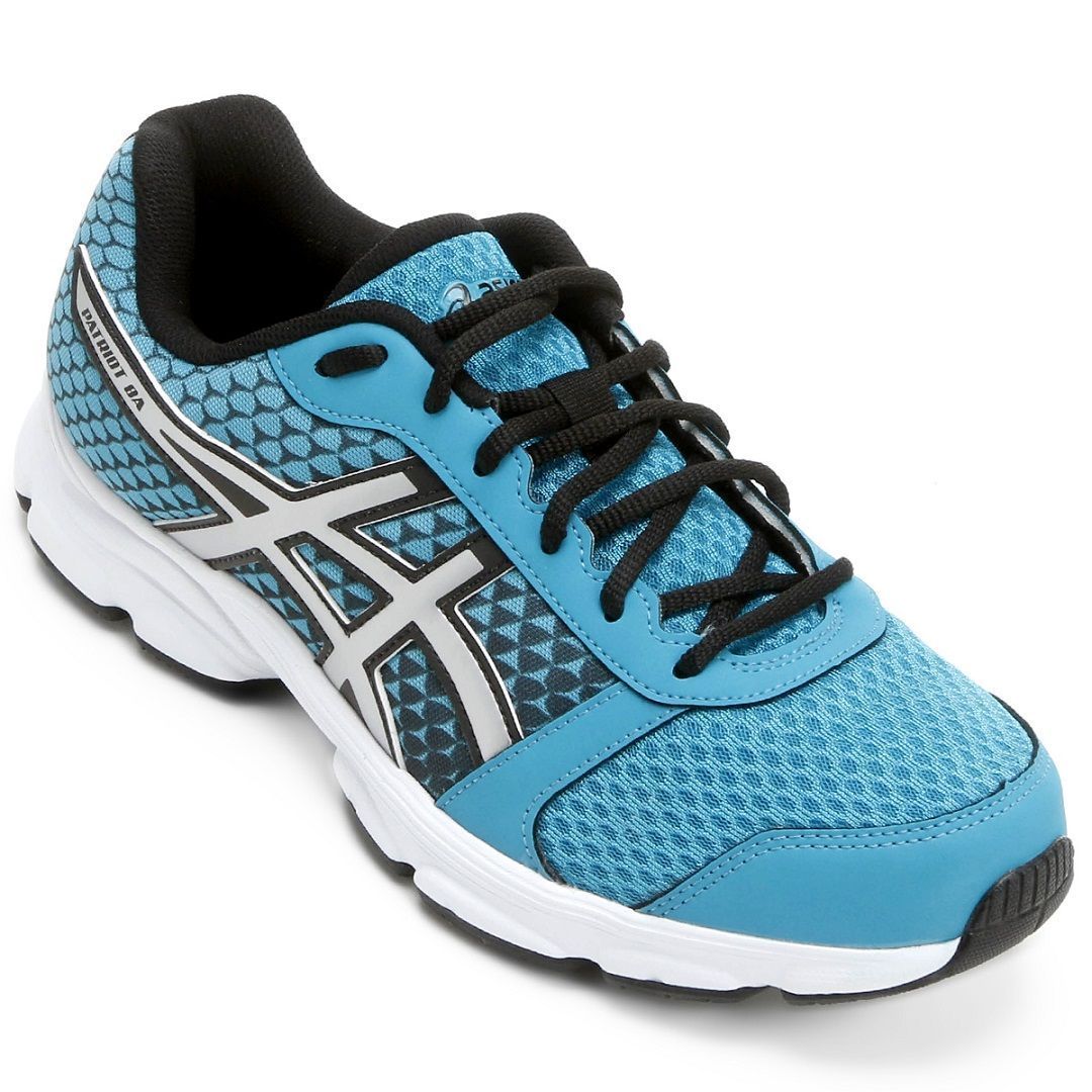 tênis asics patriot 8 azul