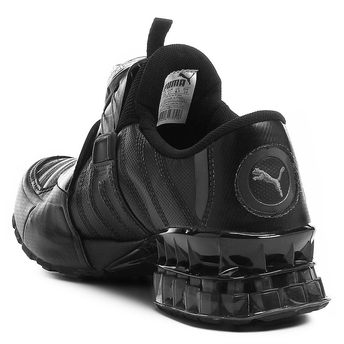 puma disk preto e rosa