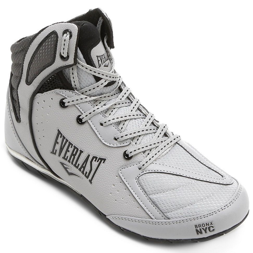 tenis everlast cinza com rosa