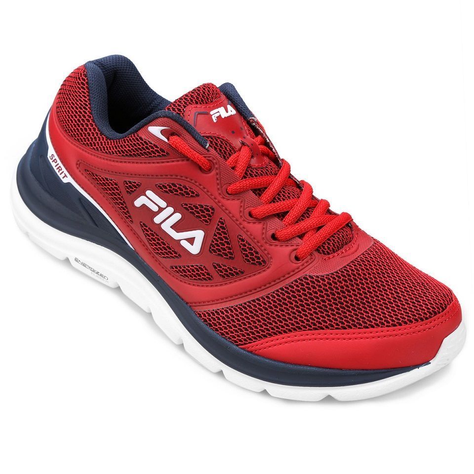 tenis fila vermelho feminino