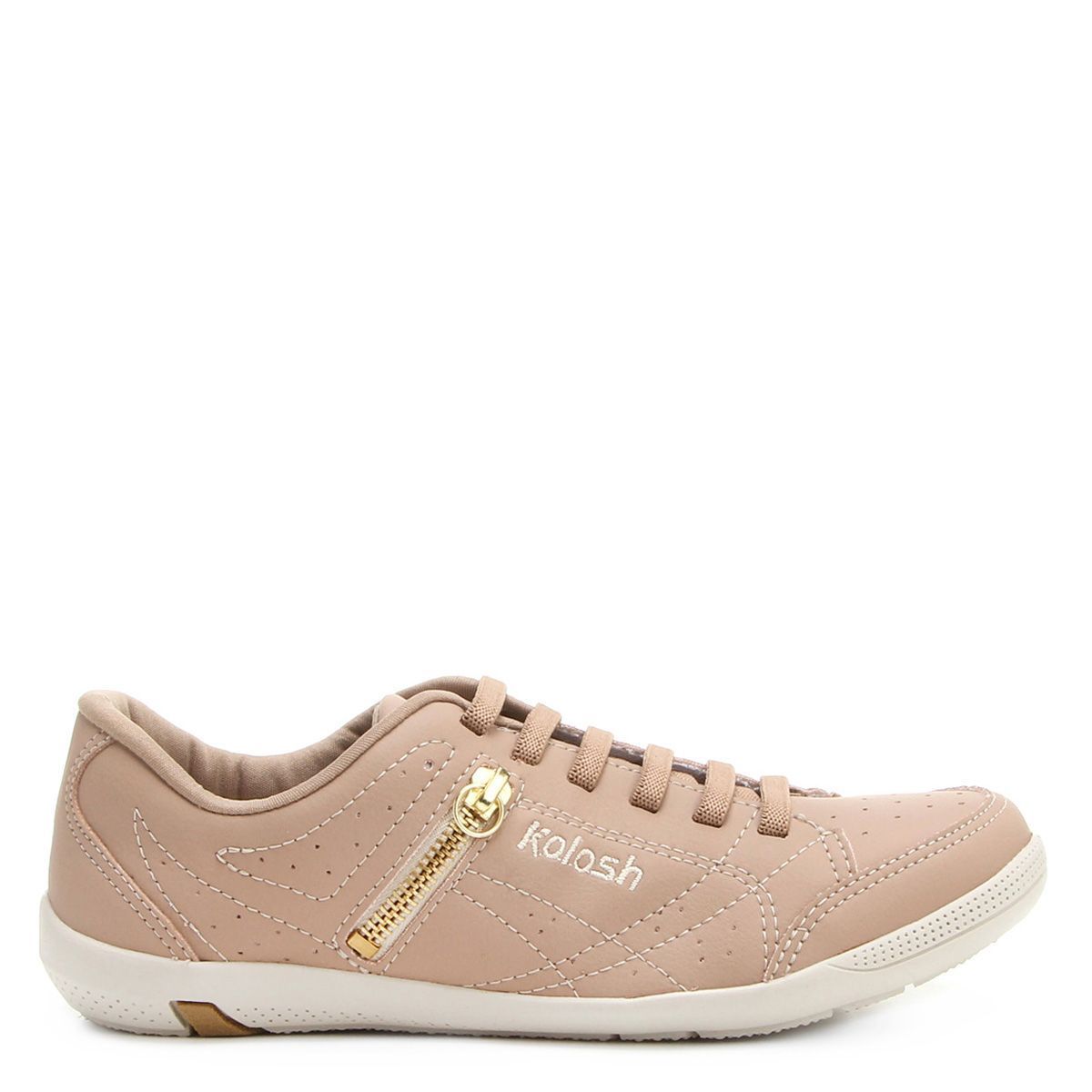 tênis kolosh sneaker anabela zíper lateral