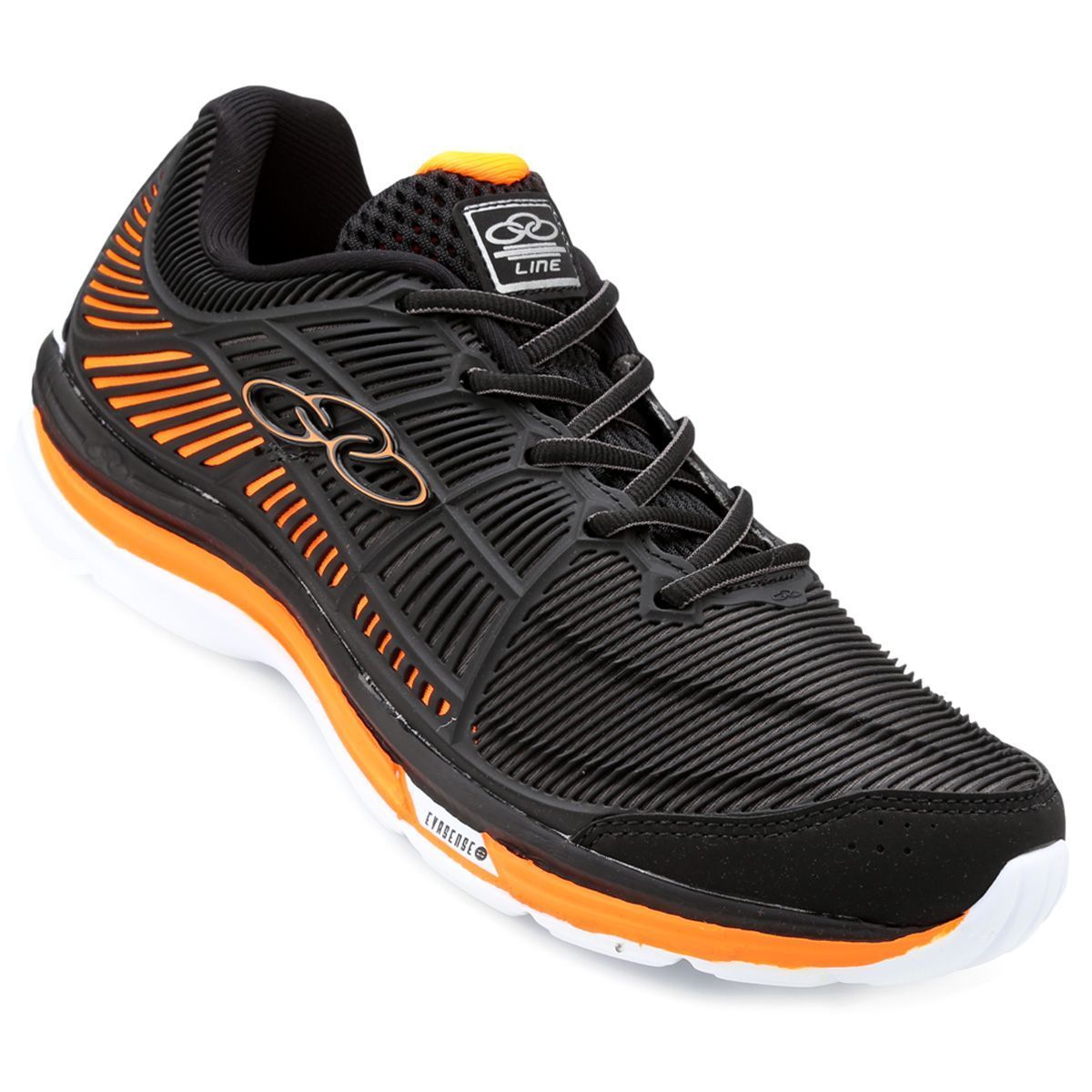 tenis olympikus laranja e preto