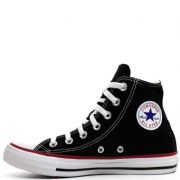 T�nis Cano Alto Converse Chuck Taylor HI - Preto e Vermelho