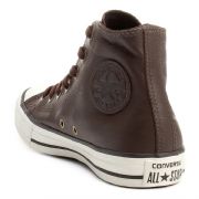 T�nis Couro Converse Chuck Taylor HI - Marrom