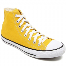 T�nis Cano Alto Converse Chuck Taylor HI - Amarelo