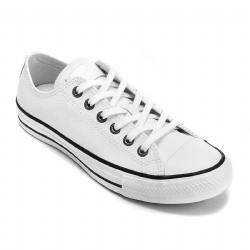 T�nis Couro Converse Chuck Taylor - Branco