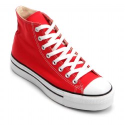 T�nis Converse Chuck Taylor Platform HI - Vermelho