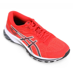 T�nis Asics GT 1000 10 Masculino - Vermelho e Preto