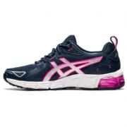 T�nis Asics Gel Quantum 180 Feminino - Azul e Rosa