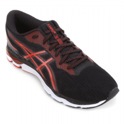 Tnis Asics Gel-Pacemaker 2 Masculino - Preto e Vermelho